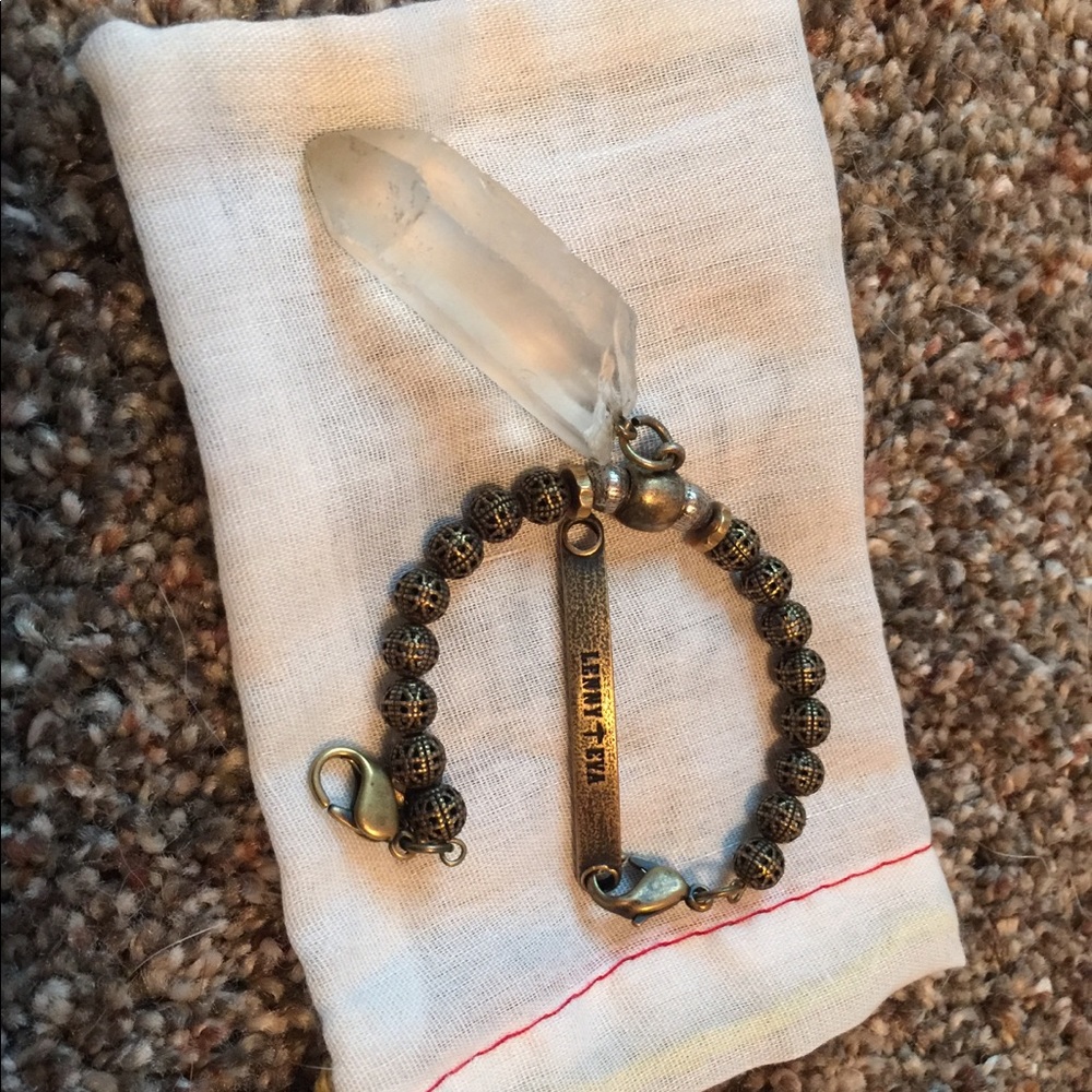 Lenny & Eva bracelet with large crystal EUC